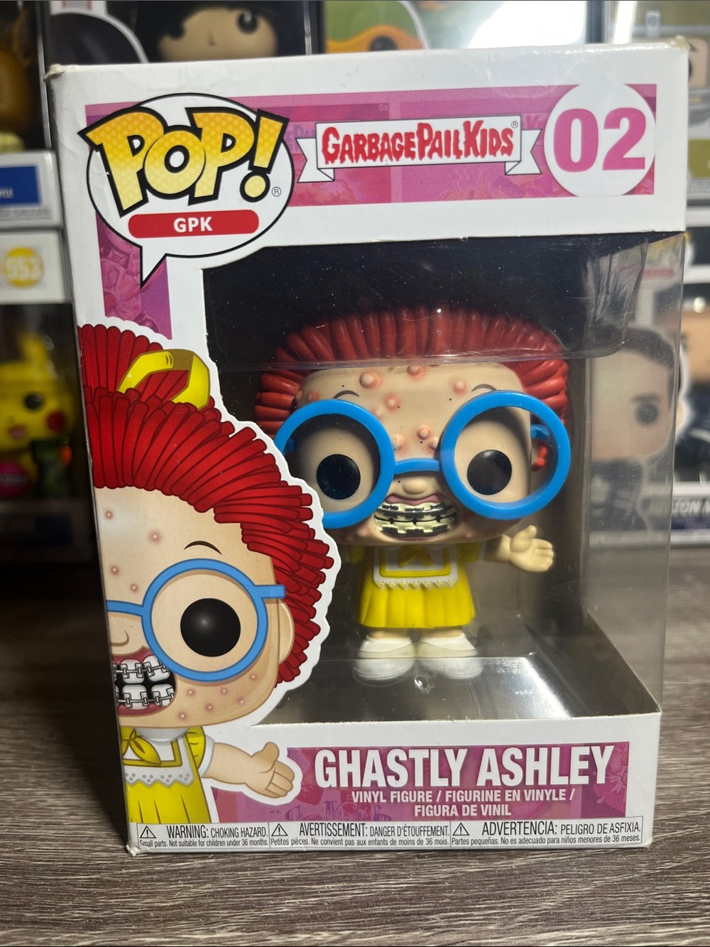Funko Pop! Ghastly Ashley - Red Hair, Blue Glasses, Yellow Dress